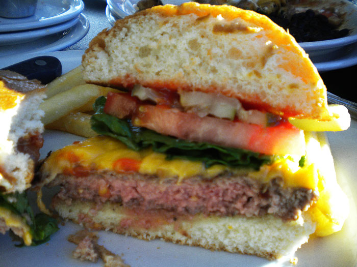 Cheeseburger at The Ritz